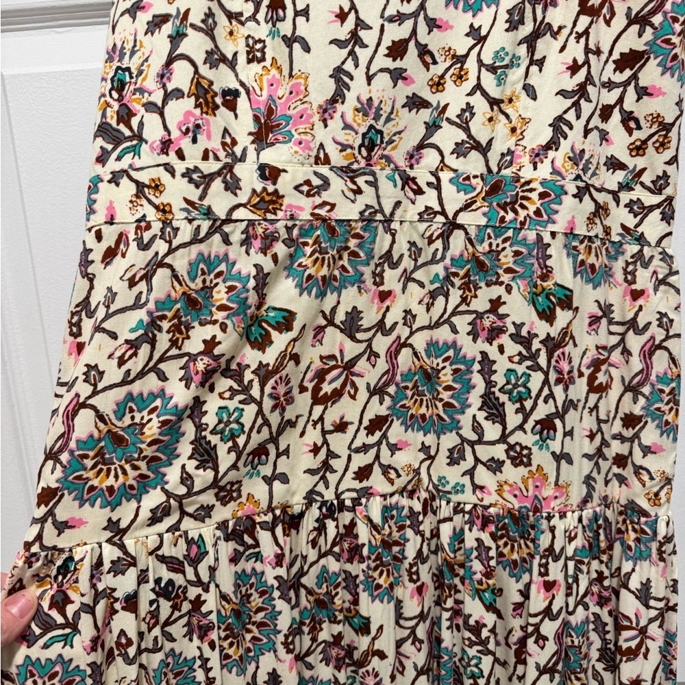 Raga Women’s Floral Maxi Tiered Dress Boho Flowy Resort Wear - Picture 2 of 6